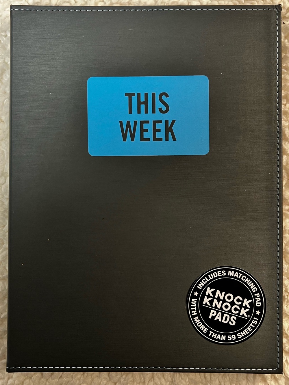 Knock Knock "This Week" Folio & Notepad